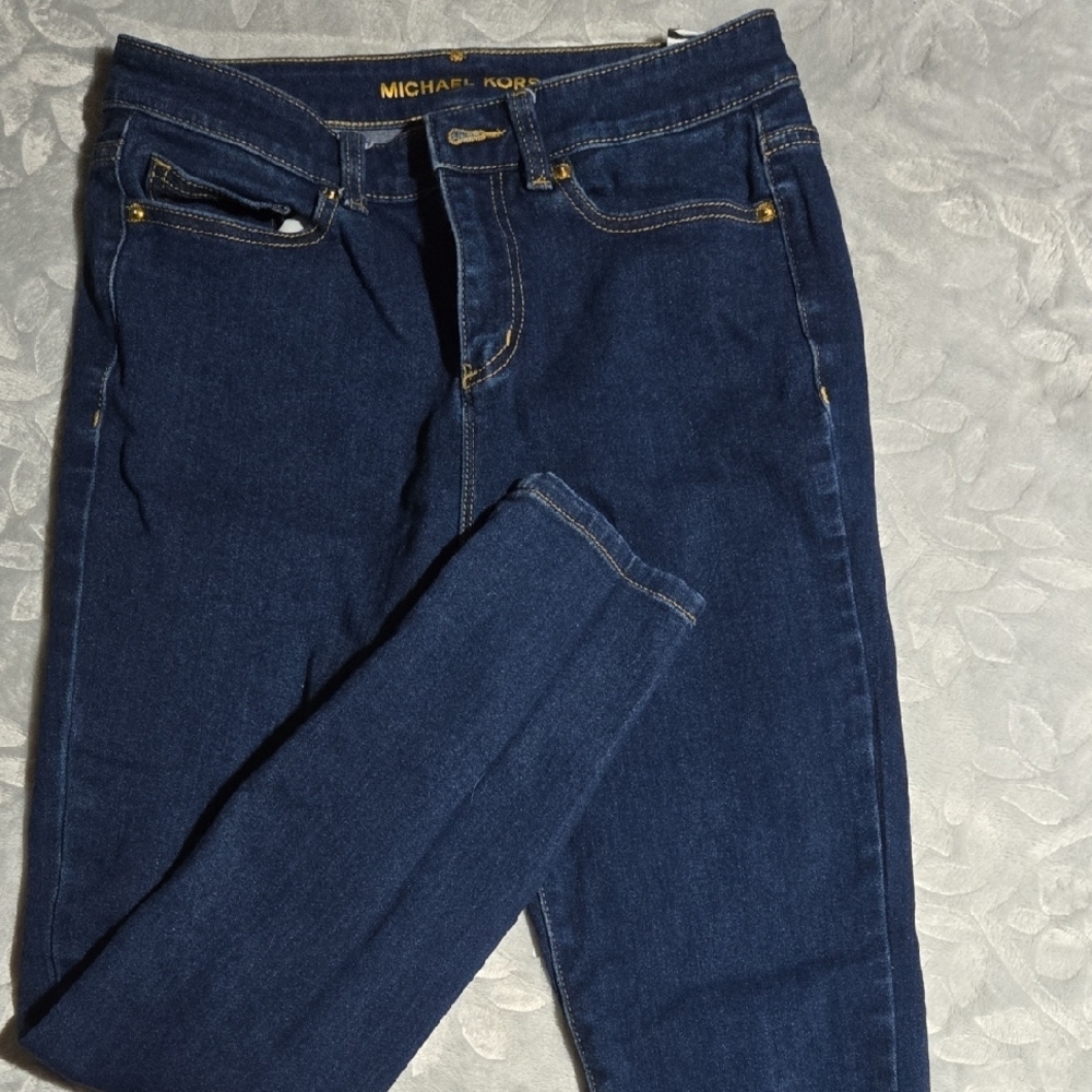 Michael Kors Blue Skinny Jeans Classic Style